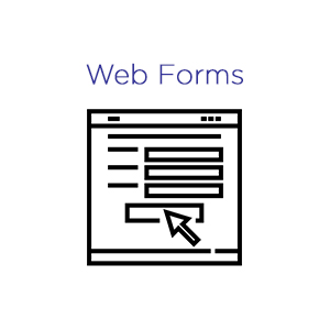 Web Forms and icon of a web form